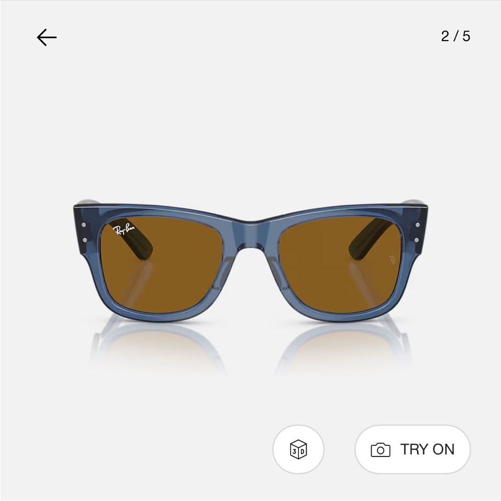 Ray ban mega wayfairer in blue/brown